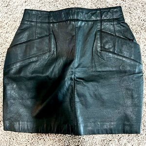 Donna Pelle 100% Leather Skirt